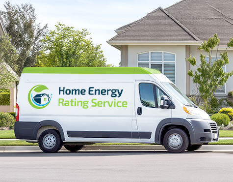 Home energy rating service van