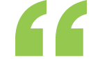 Green quotation mark symbol