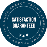 Satisfaction guaranteed text logo
