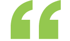 Green quotation mark symbol